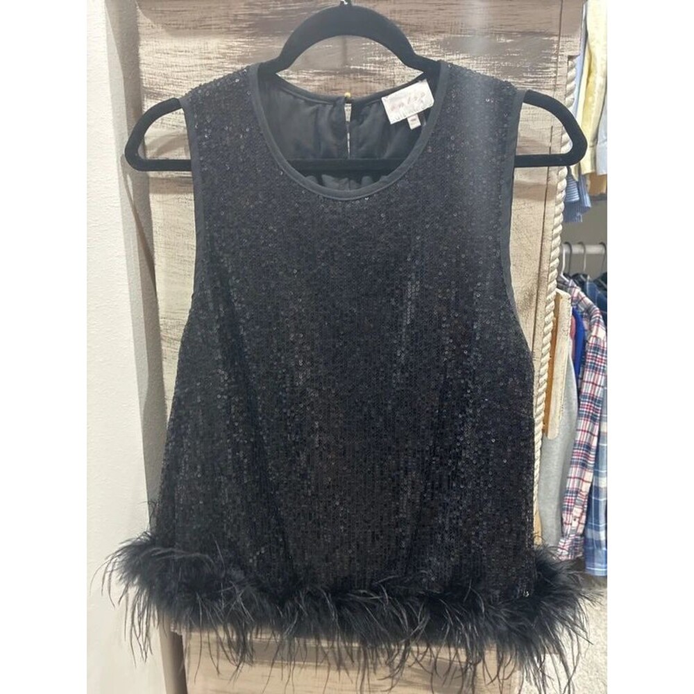 Black Sequin Shirt